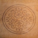 Pavimento acifidicato e levigato - particolare rosone